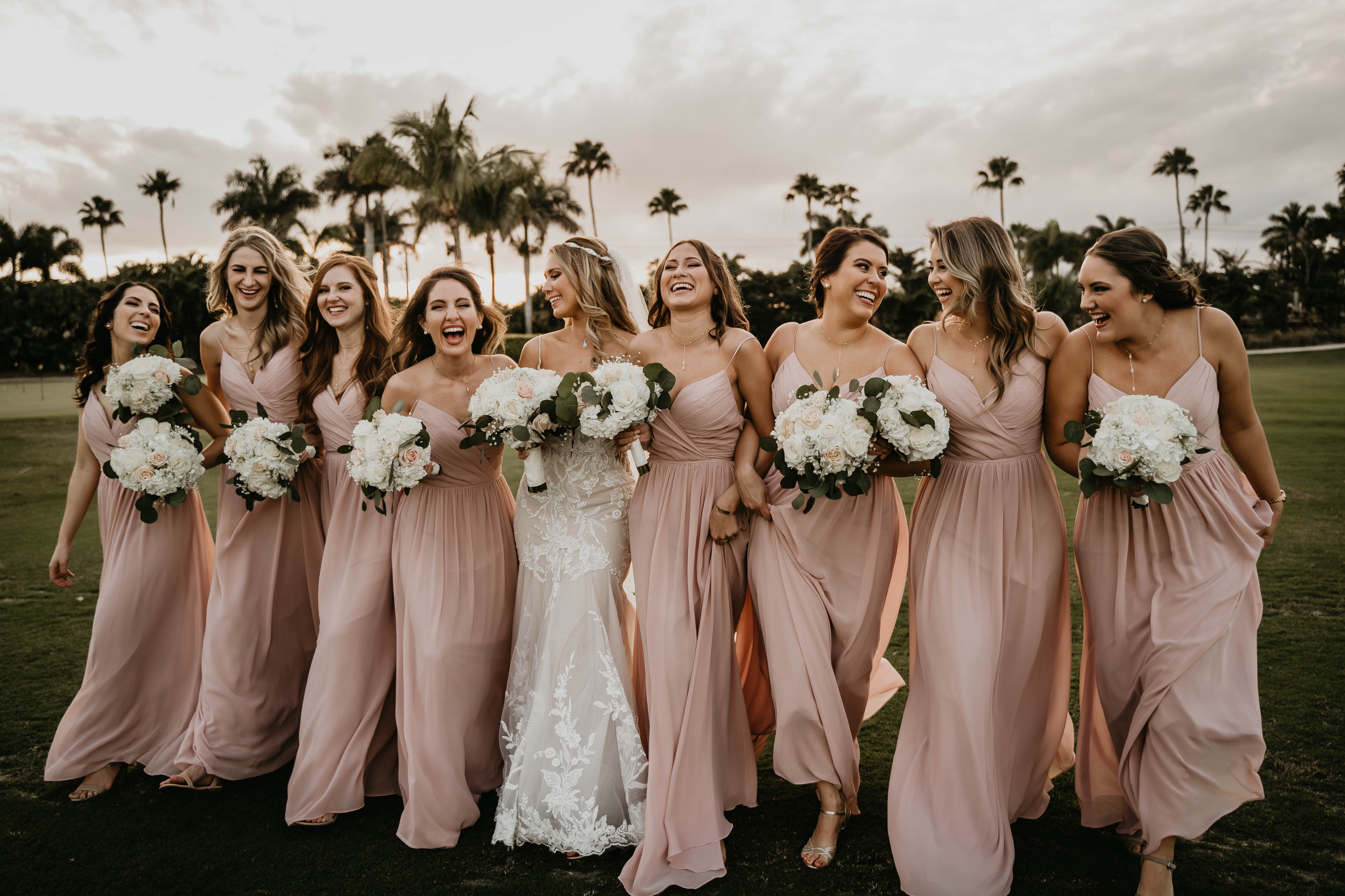 South Florida Bridal Party Portraits Wedding Photography