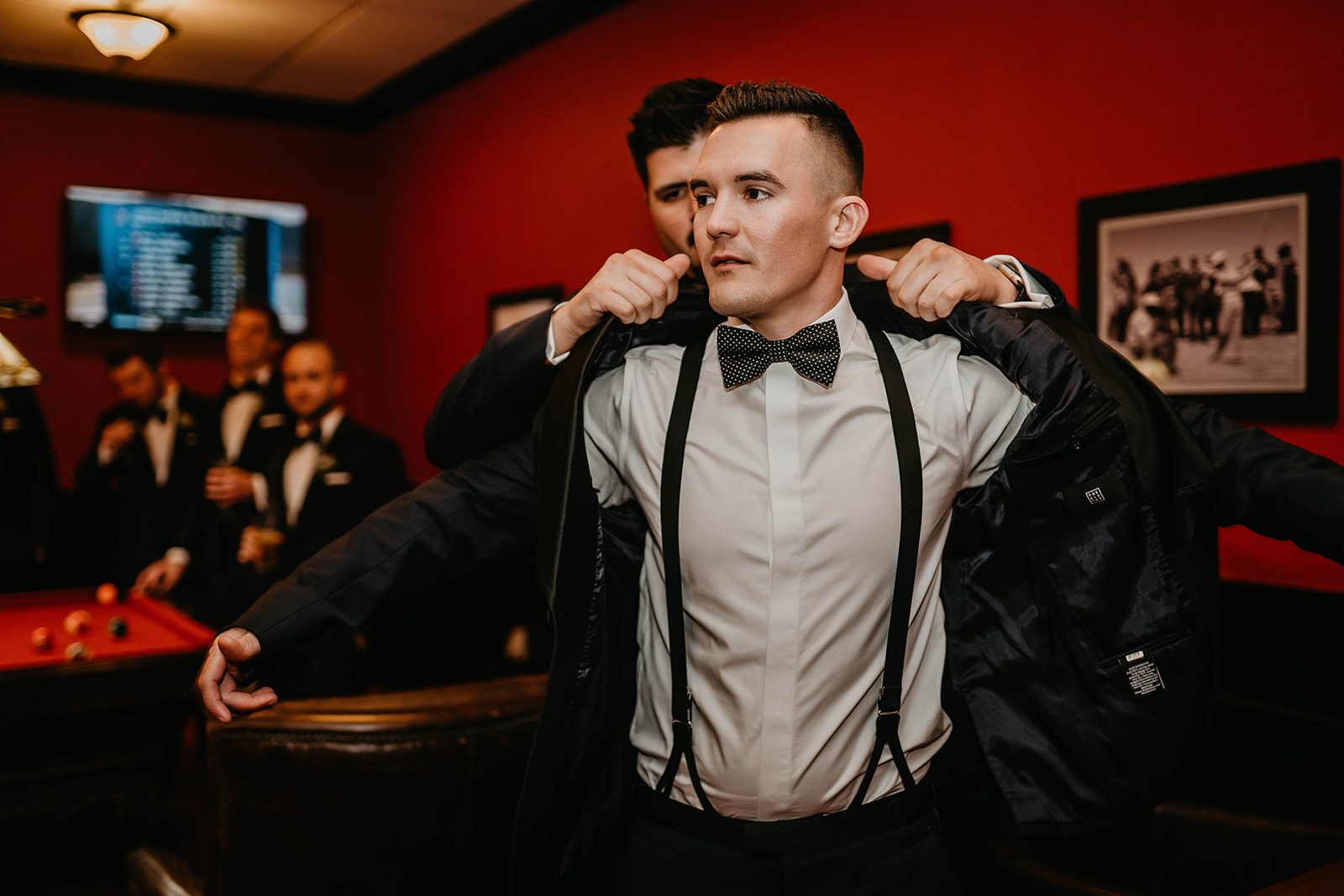 South Florida Groomsmen Getting Ready Wedding Photography