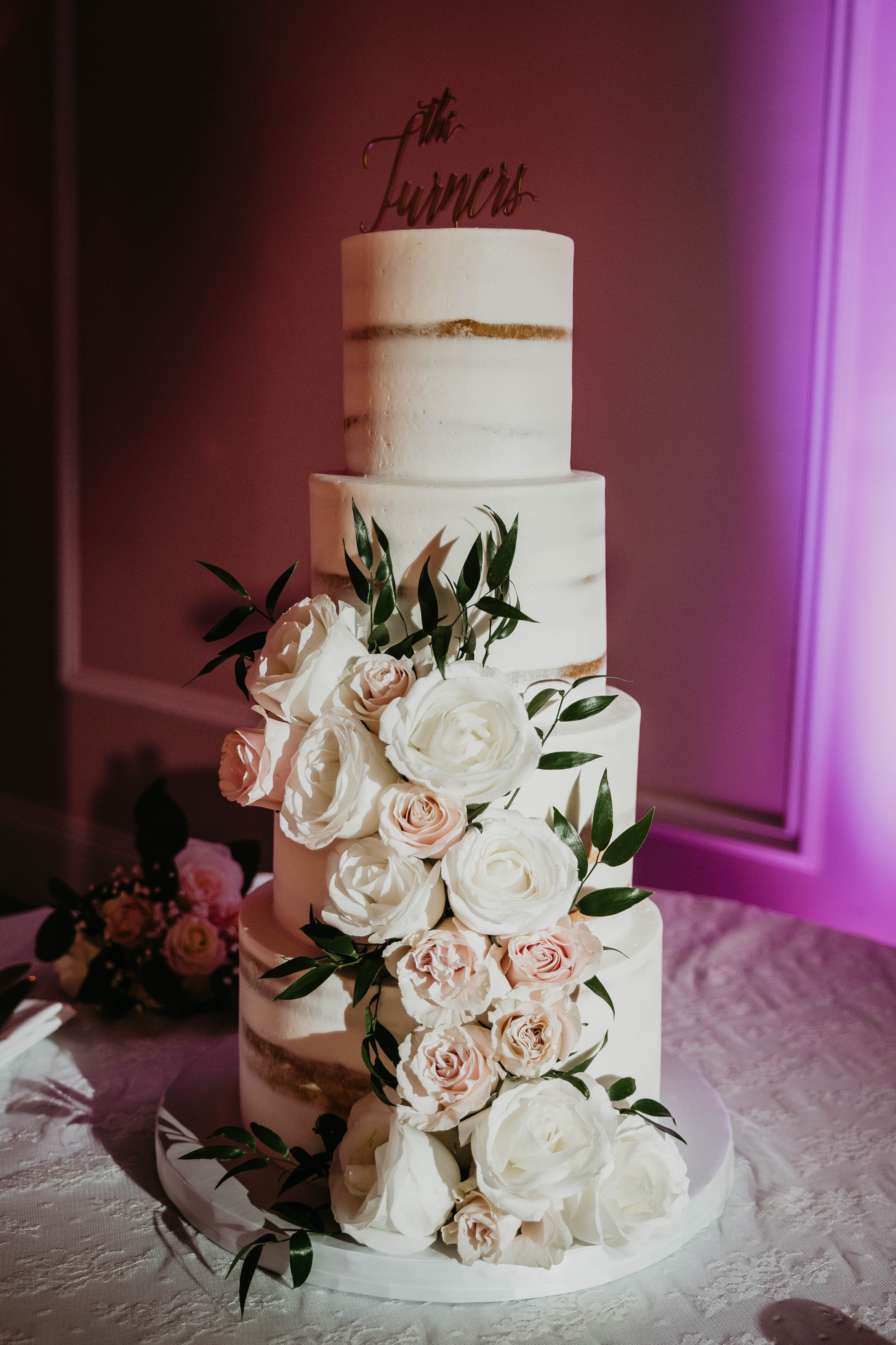 The Wanderers Club Wellington Florida Wedding Reception Cake Photography