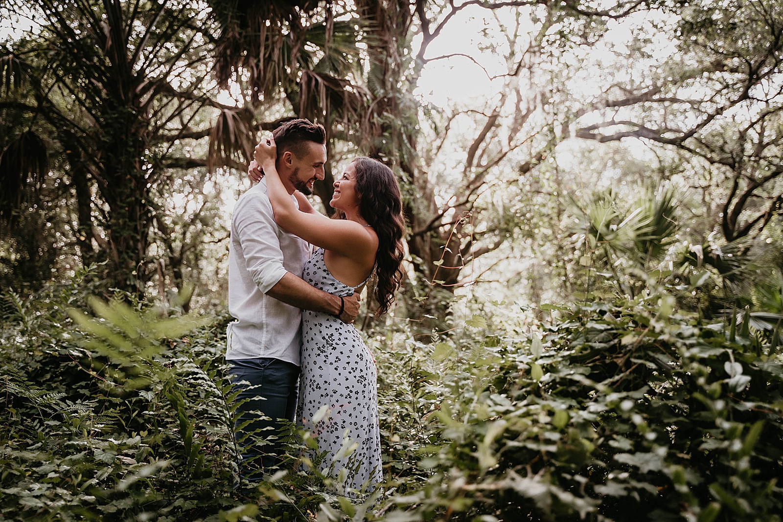 Delray Oaks Engagement Session captured by West Palm Beach Engagement Photographer, Krystal Capone Photography