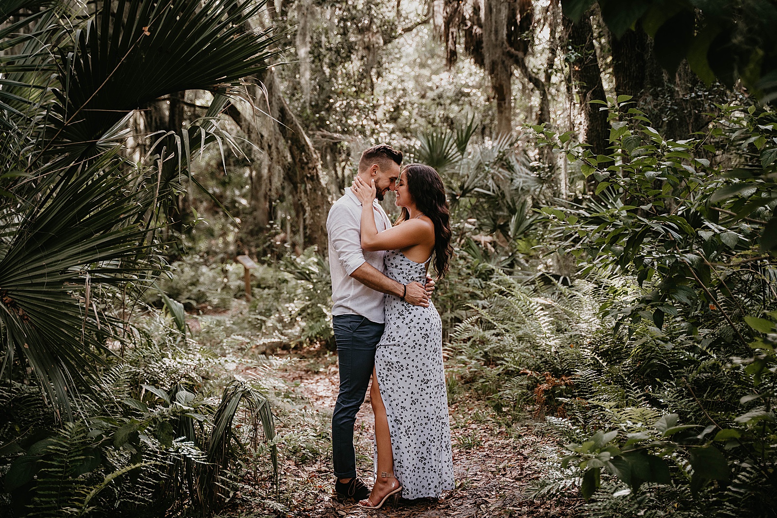 Delray Oaks Engagement Session captured by West Palm Beach Engagement Photographer, Krystal Capone Photography