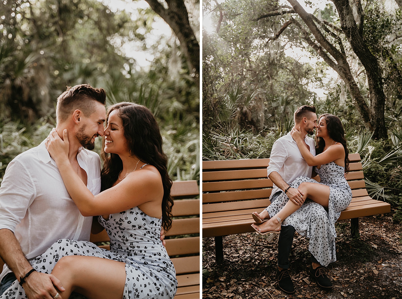 Delray Oaks Engagement Session captured by West Palm Beach Engagement Photographer, Krystal Capone Photography
