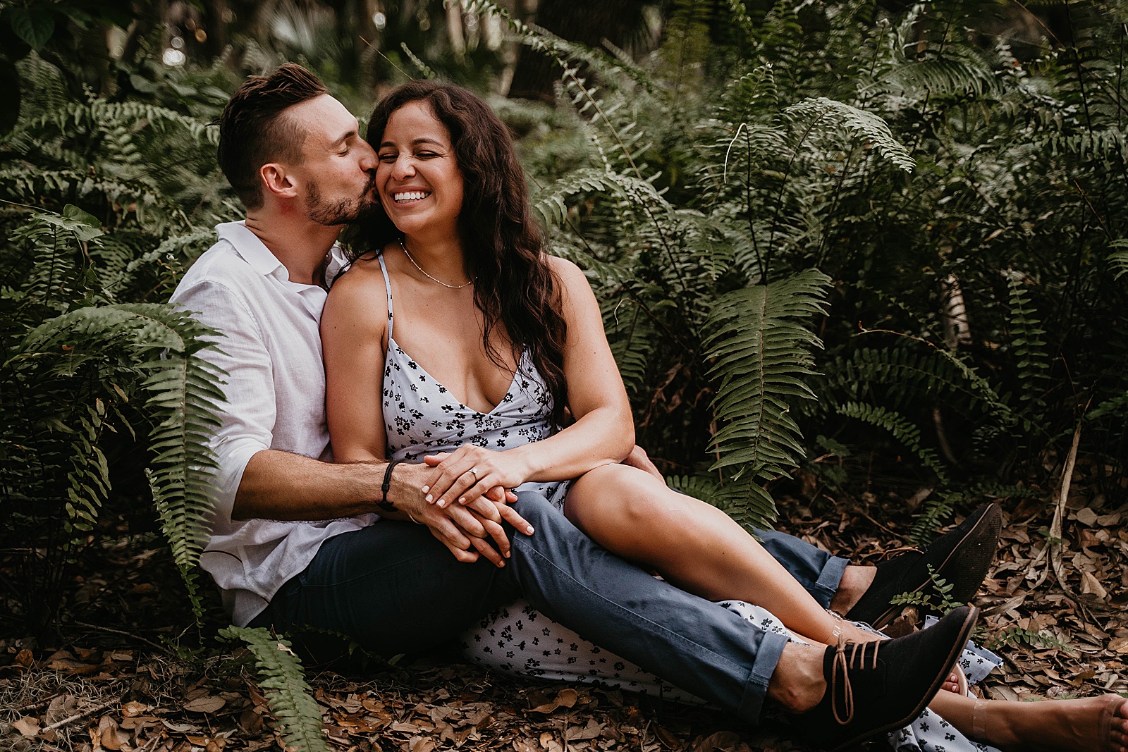 Delray Oaks Engagement Session captured by West Palm Beach Engagement Photographer, Krystal Capone Photography