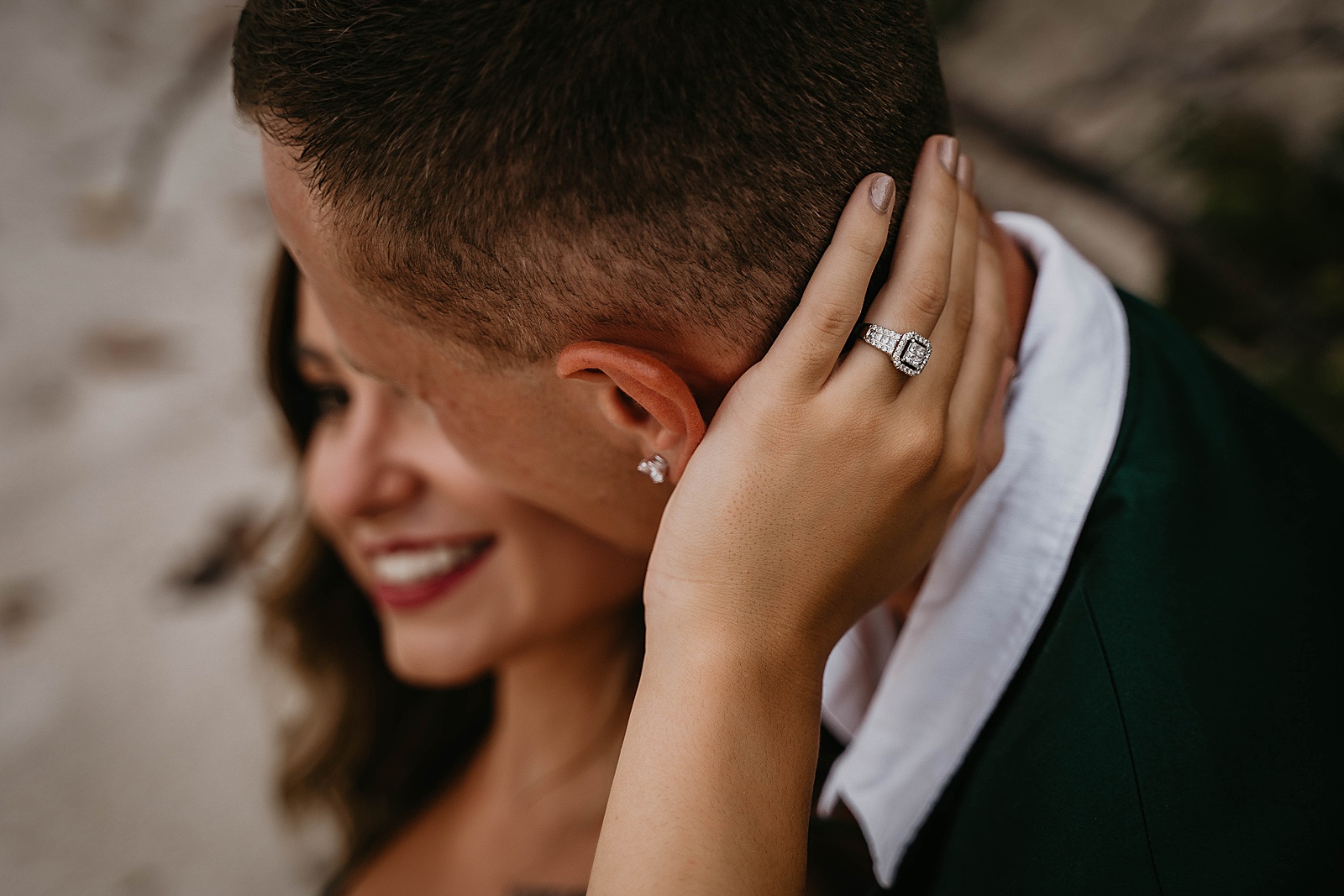 Palm Beach Engagement Session Couple in Green by West Palm Beach Engagement Photographer, Krystal Capone Photography