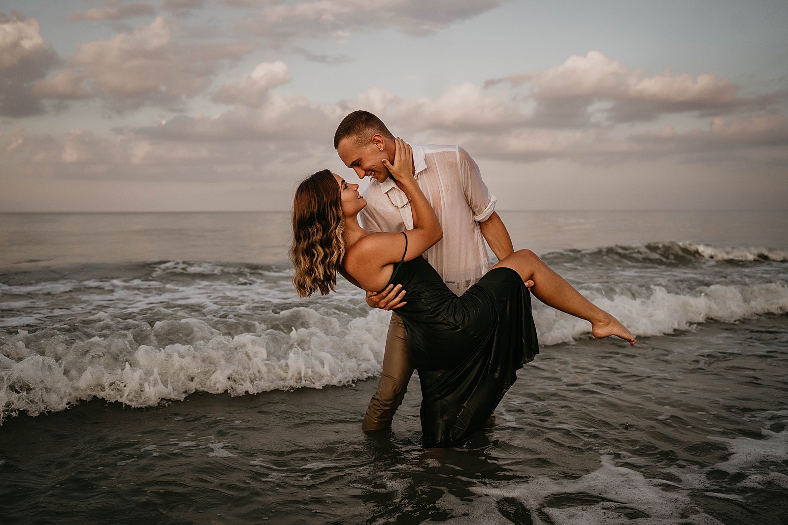 Palm Beach Engagement Session Couple in Green by West Palm Beach Engagement Photographer, Krystal Capone Photography