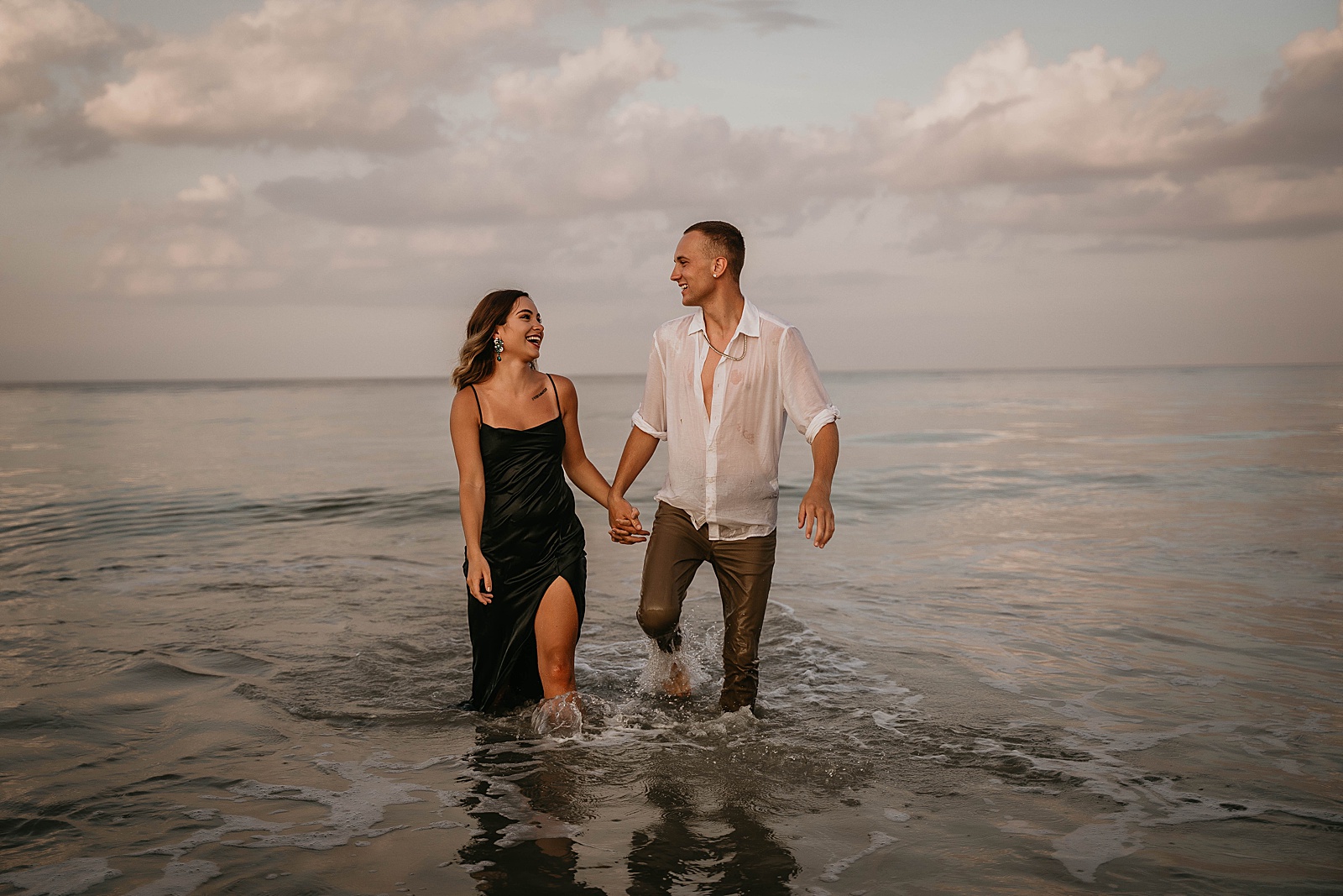 Palm Beach Engagement Session Couple in Green by West Palm Beach Engagement Photographer, Krystal Capone Photography