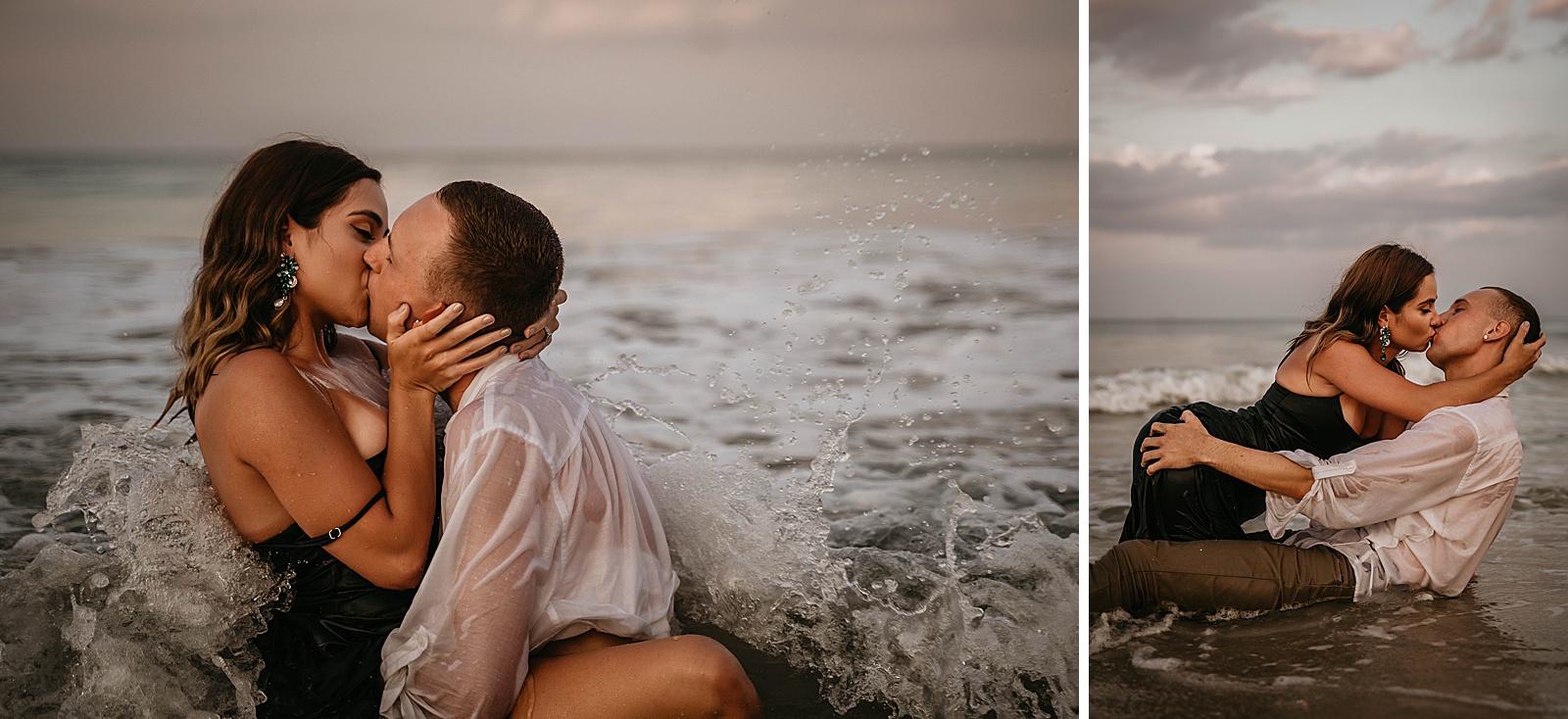 Palm Beach Engagement Session Couple in Green by West Palm Beach Engagement Photographer, Krystal Capone Photography