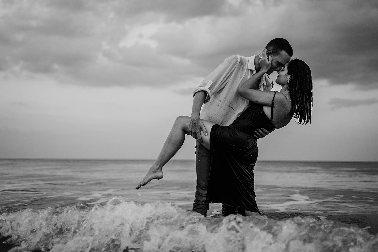 Palm Beach Engagement Session Couple in Green by West Palm Beach Engagement Photographer, Krystal Capone Photography