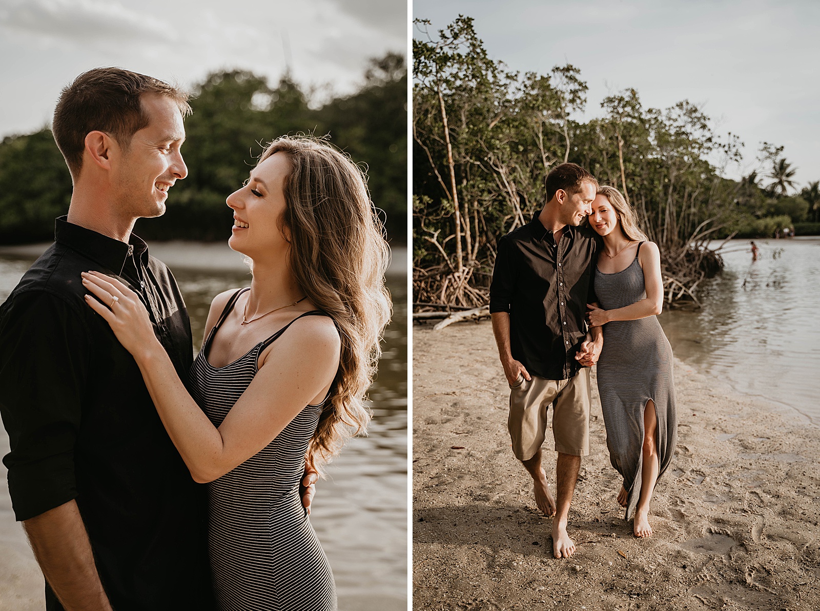 Dreamy Dubois Park Engagement Photos captured by South Florida Engagement Photographer, Krystal Capone Photography