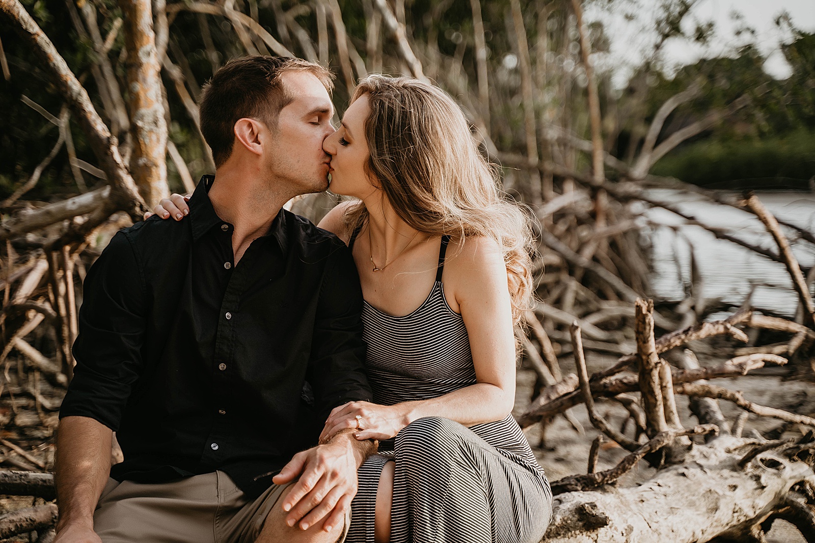 Dreamy Dubois Park Engagement Photos captured by South Florida Engagement Photographer, Krystal Capone Photography