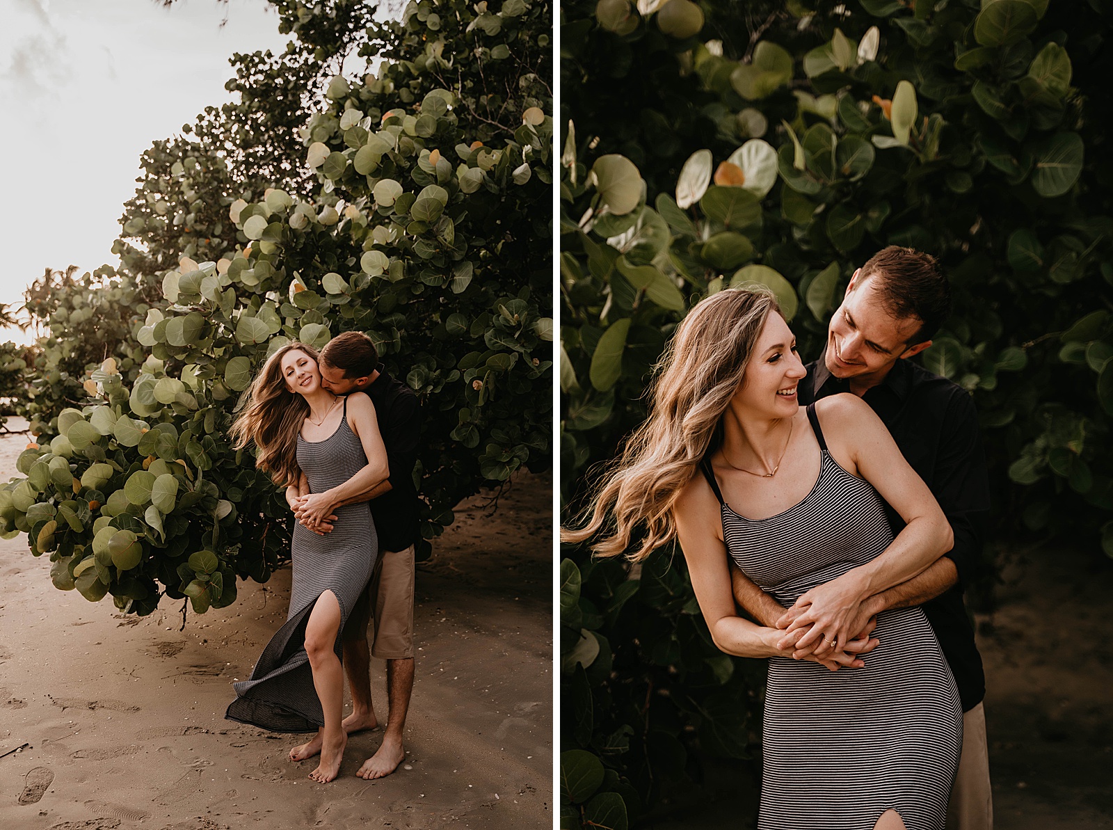 Dreamy Dubois Park Engagement Photos captured by South Florida Engagement Photographer, Krystal Capone Photography
