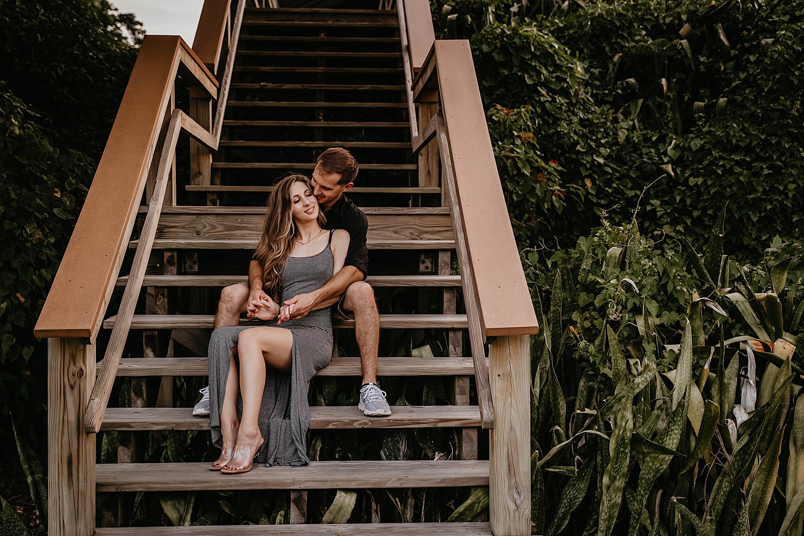 Dreamy Dubois Park Engagement Photos captured by South Florida Engagement Photographer, Krystal Capone Photography