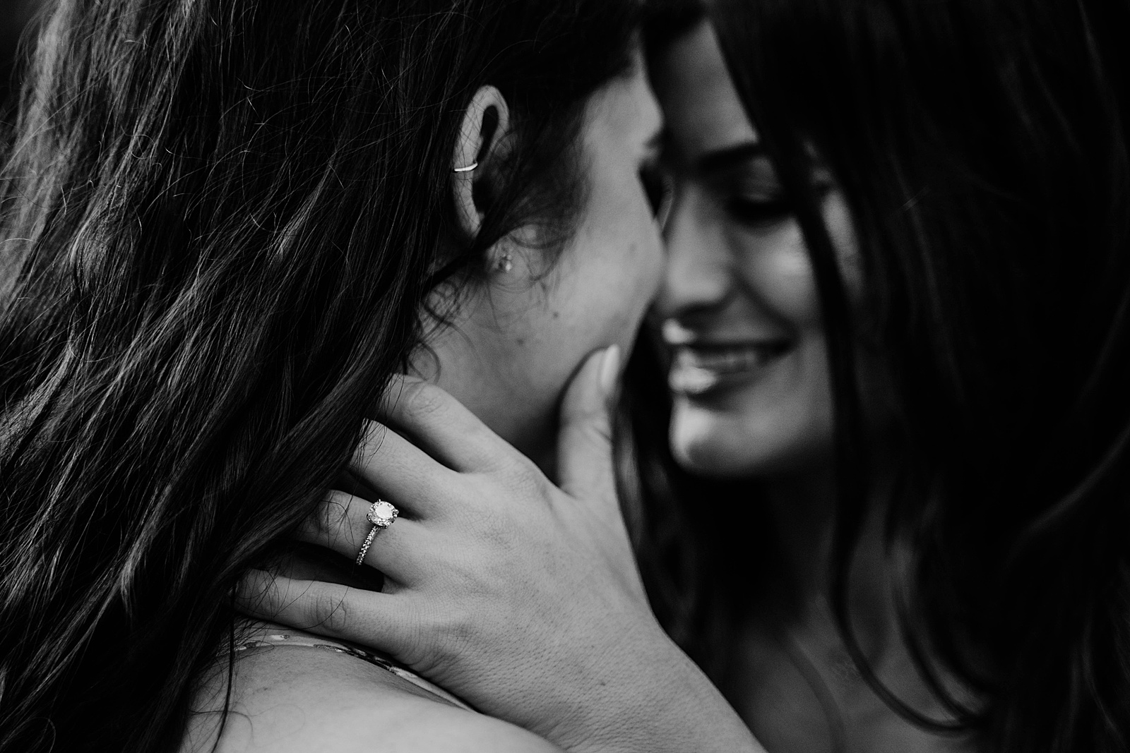 Whimsical LGBTQ Engagement in Tree Tops Park Captured by West Palm Beach Engagement Photographer, Krystal Capone Photography.