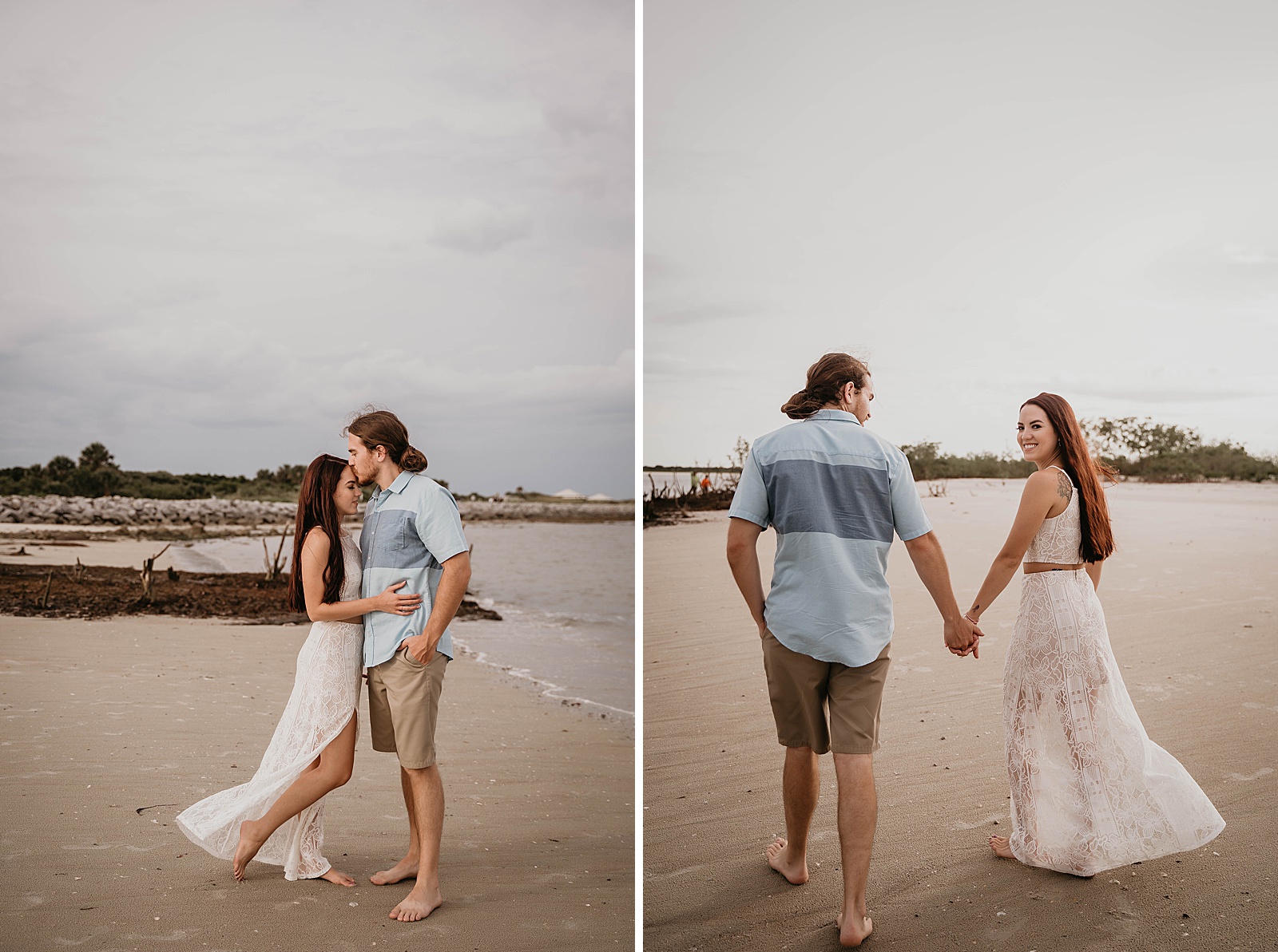 Ponce Inlet Engagement Photos captured by South Florida Engagement Photographer, Krystal Capone Photography
