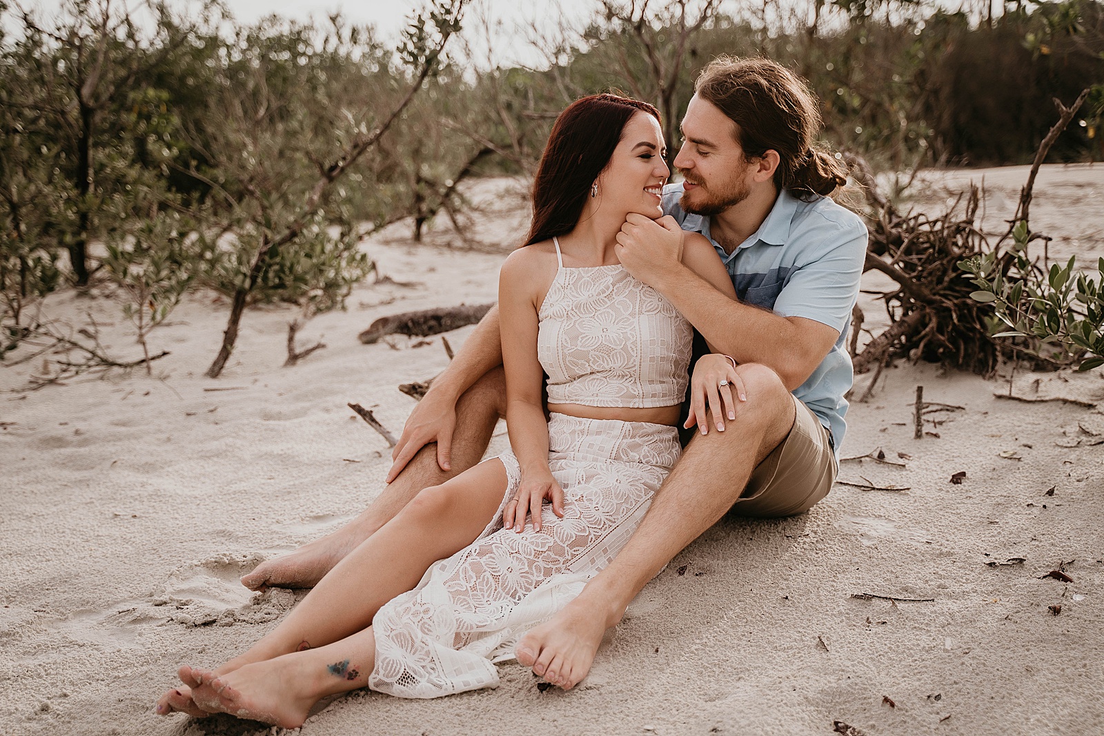 Ponce Inlet Engagement Photos captured by South Florida Engagement Photographer, Krystal Capone Photography