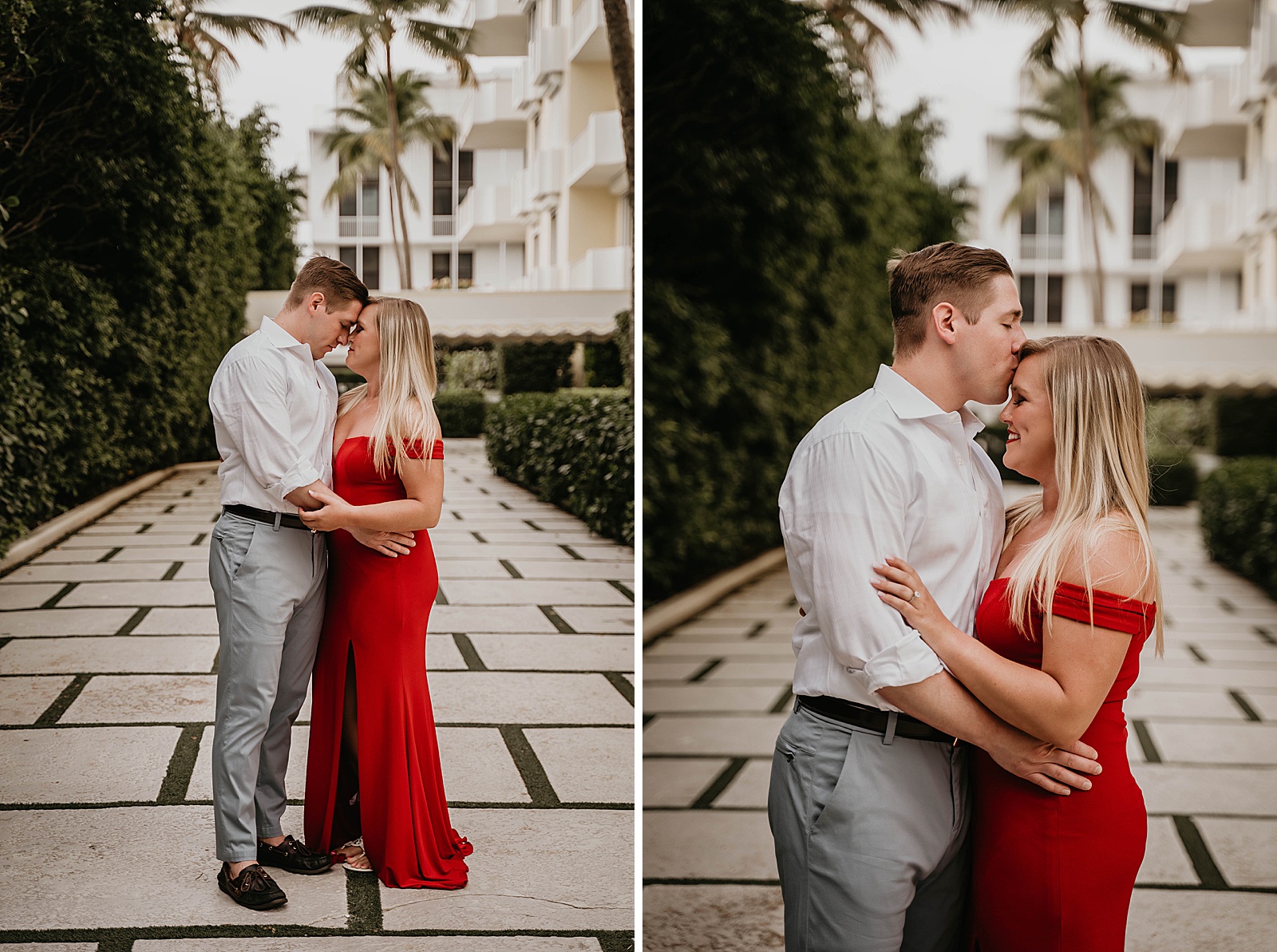 Bold Palm Beach Engagement Session captured by West Palm Beach engagement photographer, Krystal Capone Photography