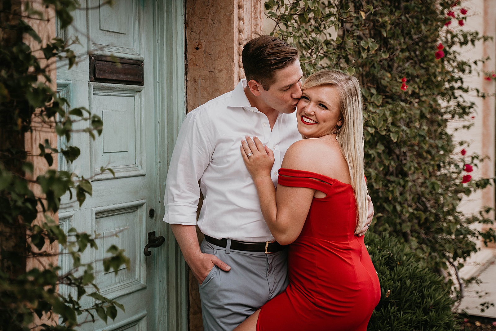 Bold Palm Beach Engagement Session captured by West Palm Beach engagement photographer, Krystal Capone Photography