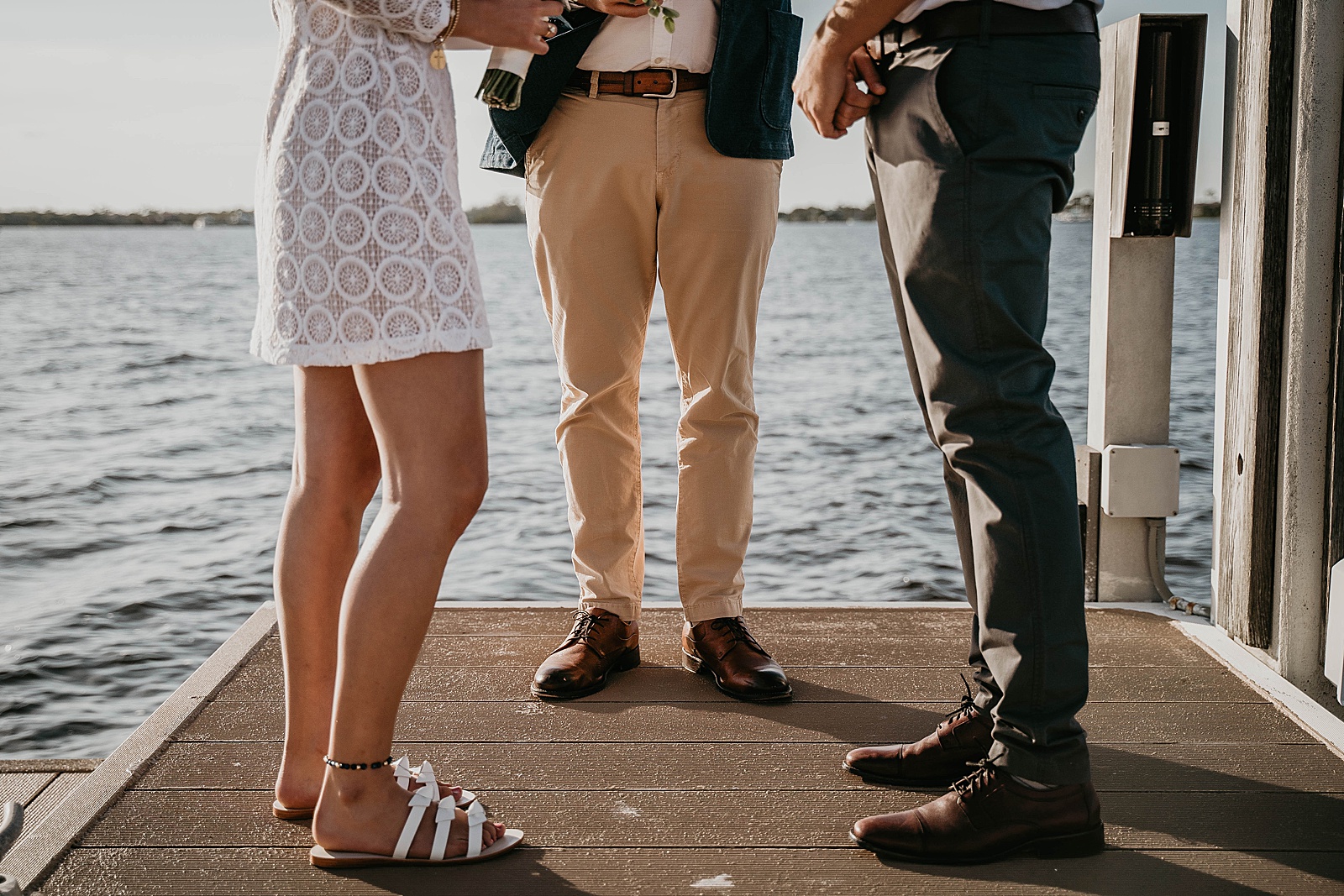 South Florida Waterfront Elopement ceremony vows captured by South Florida Elopement Photographer, Krystal Capone Photography