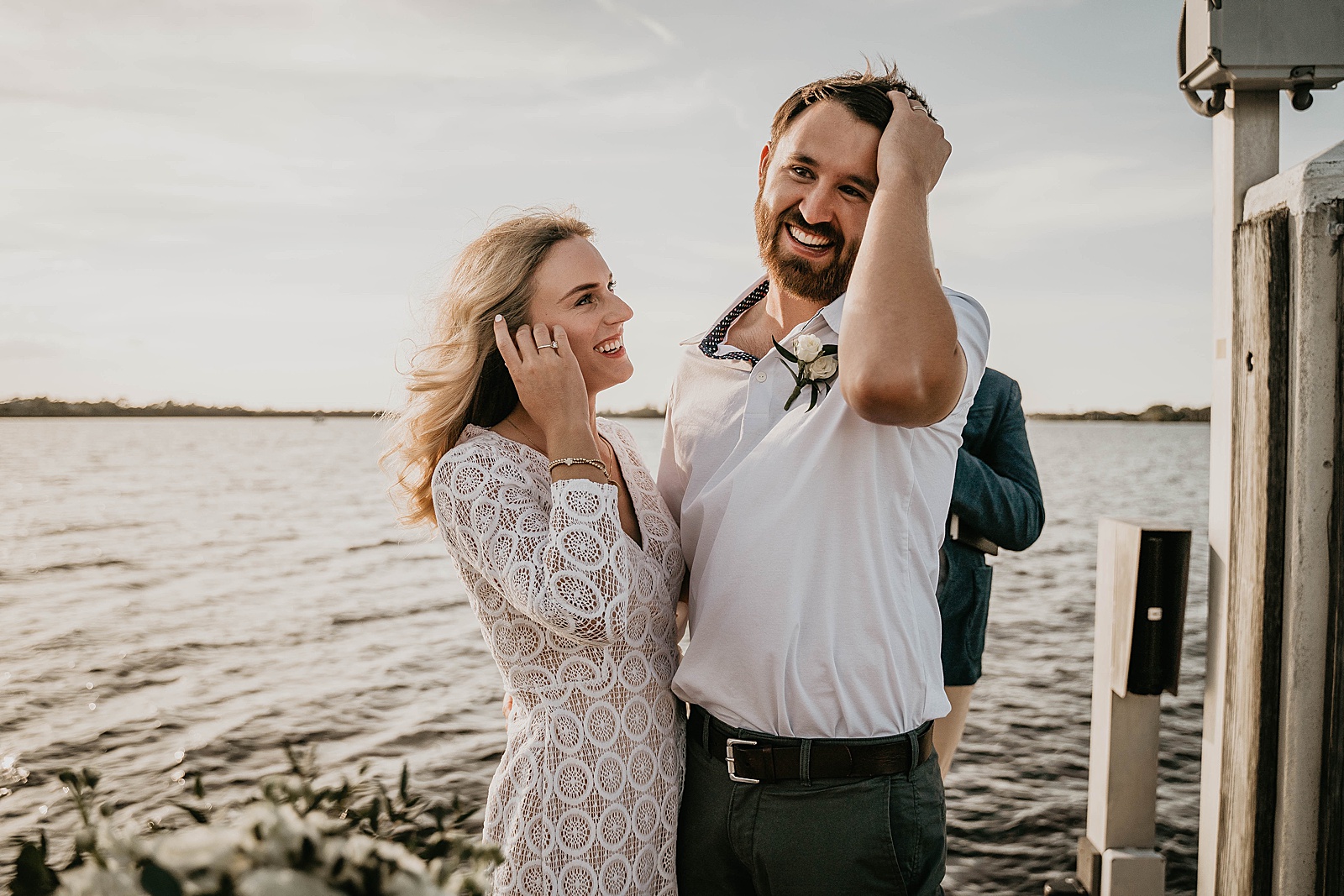 South Florida Waterfront Elopement ceremony captured by South Florida Elopement Photographer, Krystal Capone Photography