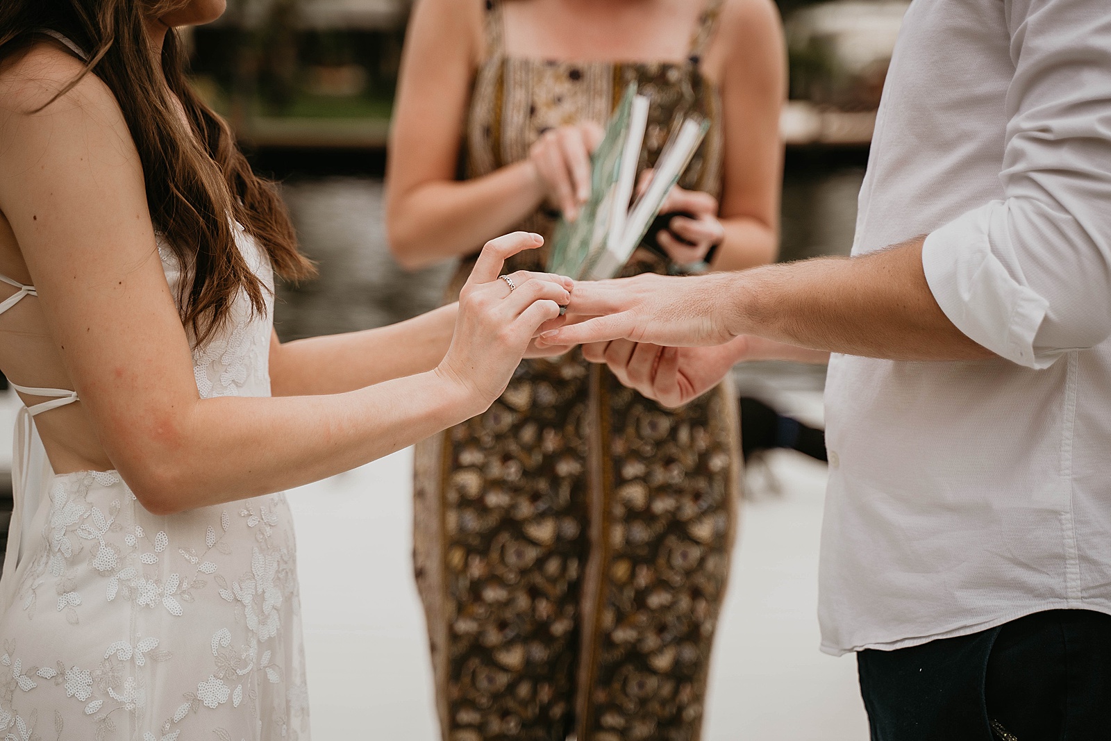 Intimate Fort Lauderdale Elopement Ceremony captured by South Florida Elopement Photographer, Krystal Capone Photography