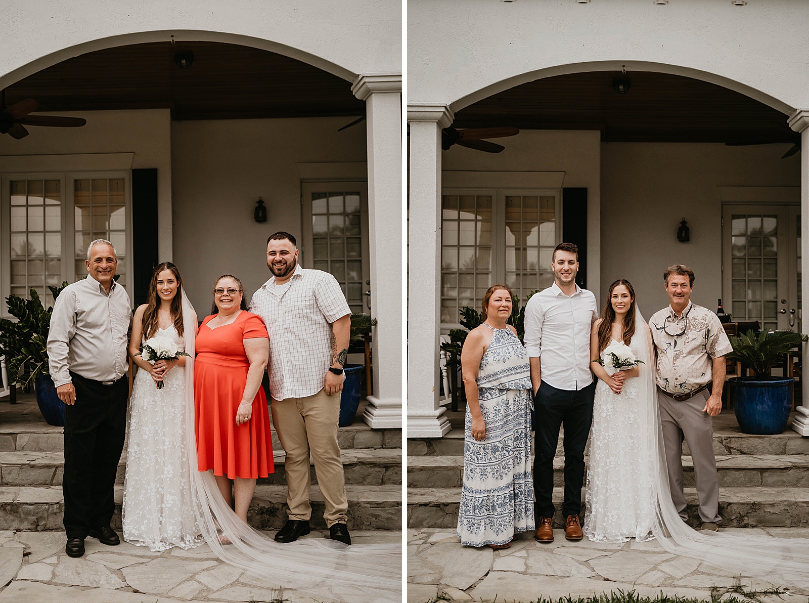 Intimate Fort Lauderdale Elopement Family Portrait captured by South Florida Elopement Photographer, Krystal Capone Photography