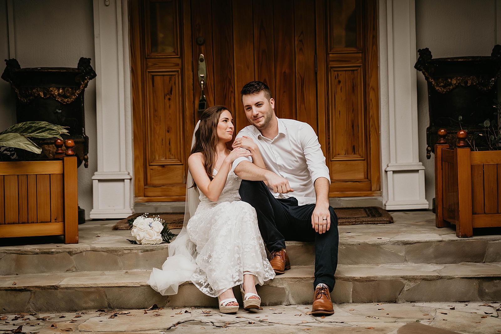 Intimate Fort Lauderdale Elopement Bride and Groom Portrait captured by South Florida Elopement Photographer, Krystal Capone Photography