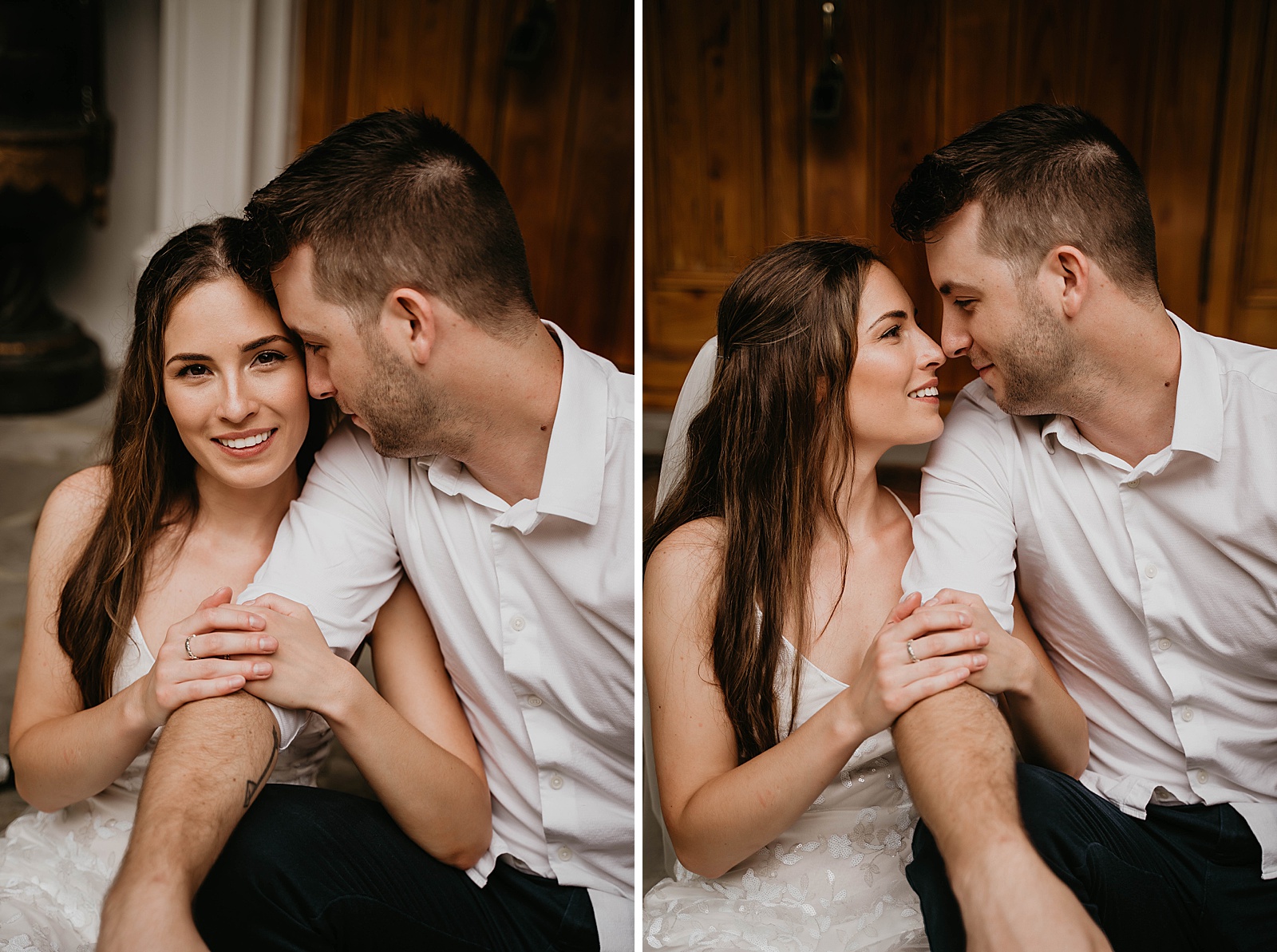 Intimate Fort Lauderdale Elopement Bride and Groom Portrait captured by South Florida Elopement Photographer, Krystal Capone Photography