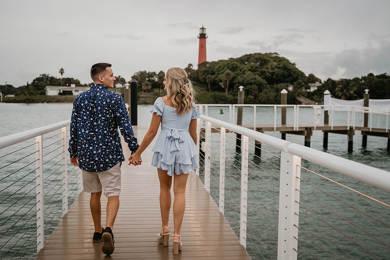 Pelican Club Engagement photos captured by South Florida Engagement Photographer, Krystal Capone Photography