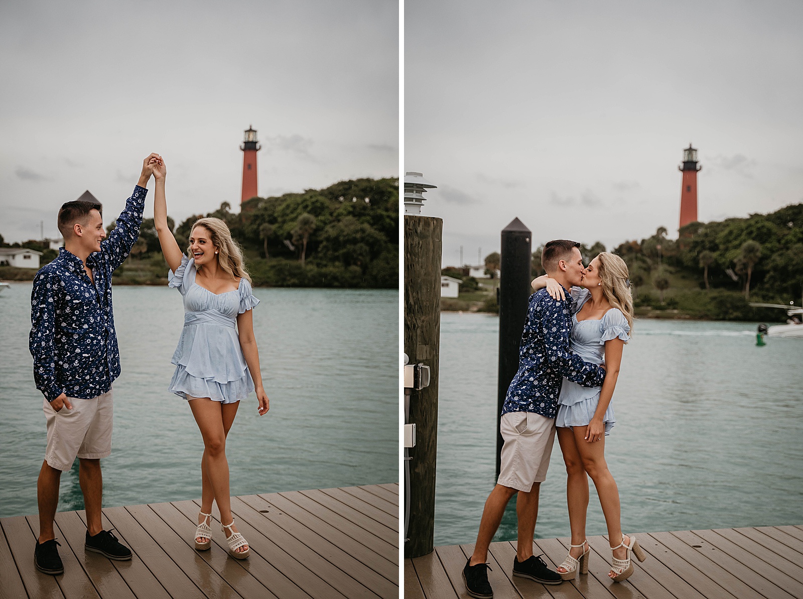 Pelican Club Engagement photos captured by South Florida Engagement Photographer, Krystal Capone Photography