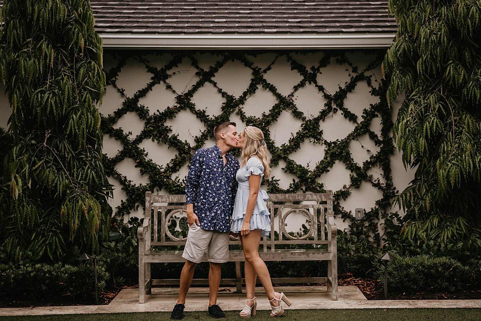 Pelican Club Engagement photos captured by South Florida Engagement Photographer, Krystal Capone Photography