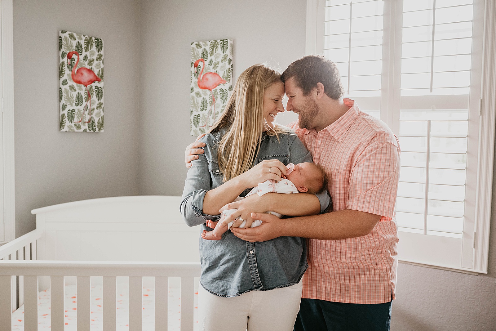 In home newborn session captured by South Florida lifestyle photographer, Krystal Capone Photography