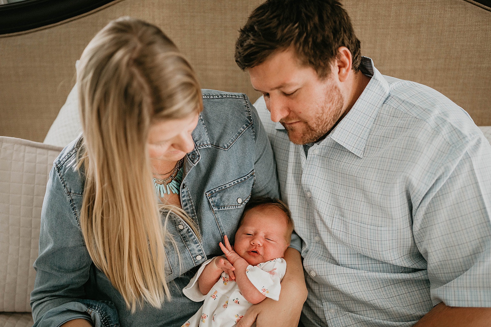 In home newborn session captured by South Florida lifestyle photographer, Krystal Capone Photography