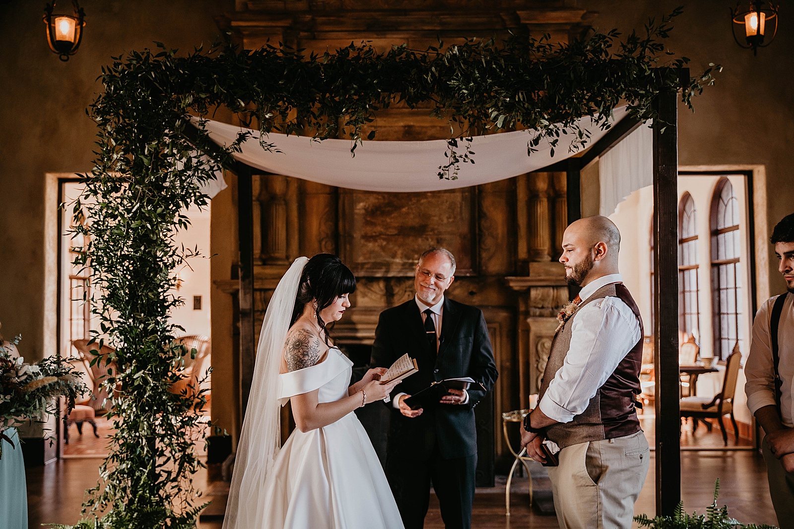 Romantic Howey Mansion South Florida Wedding captured by South Florida Wedding Photographer, Krystal Capone Photography