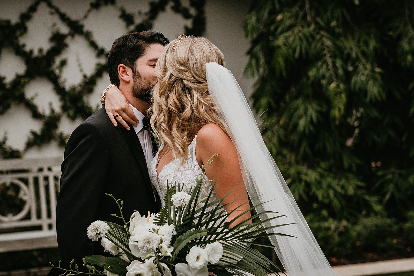 Tropical Pelican Club Wedding Captured by South Florida Wedding Photographer, Krystal Capone Photography.