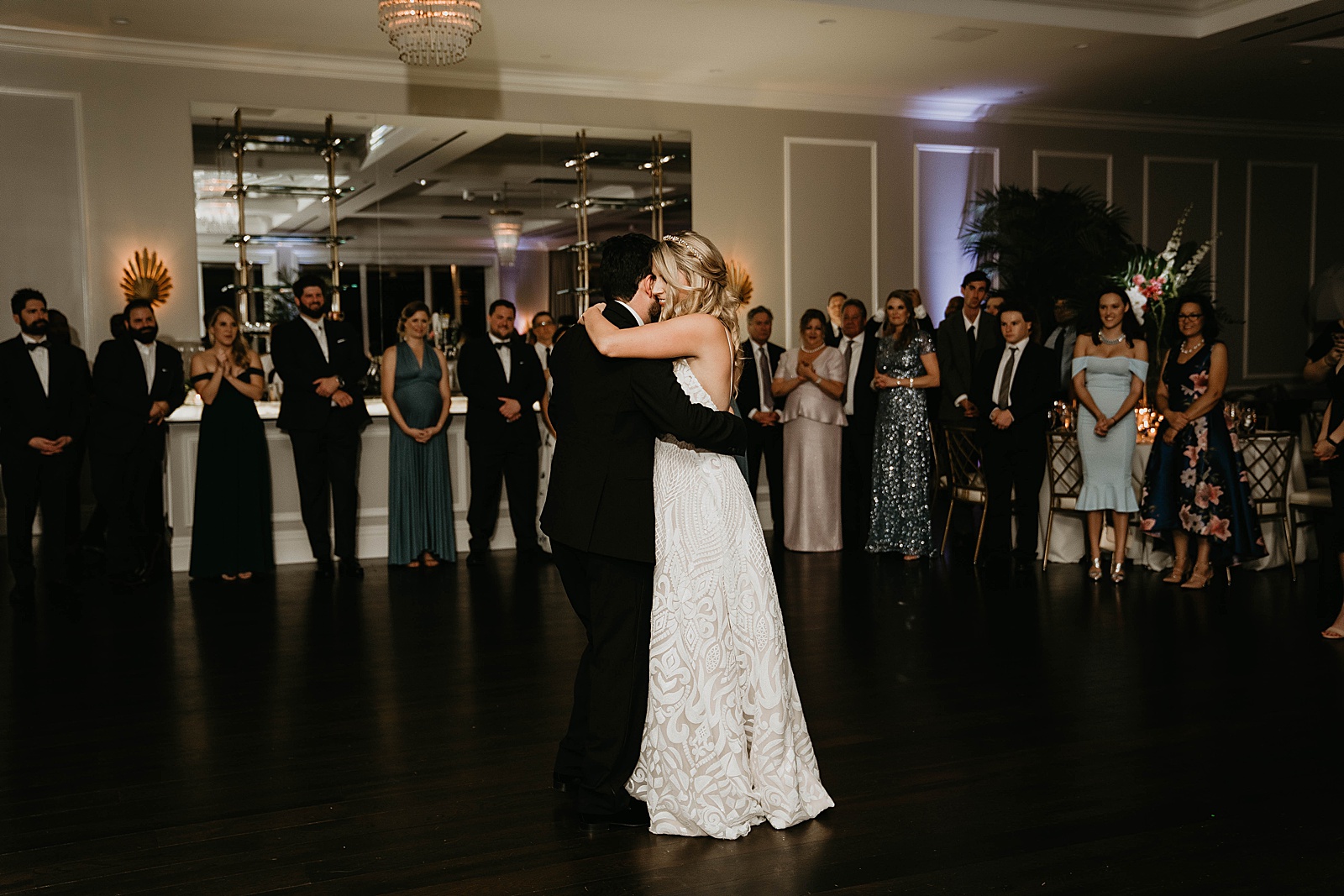 Tropical Pelican Club Wedding Captured by South Florida Wedding Photographer, Krystal Capone Photography.