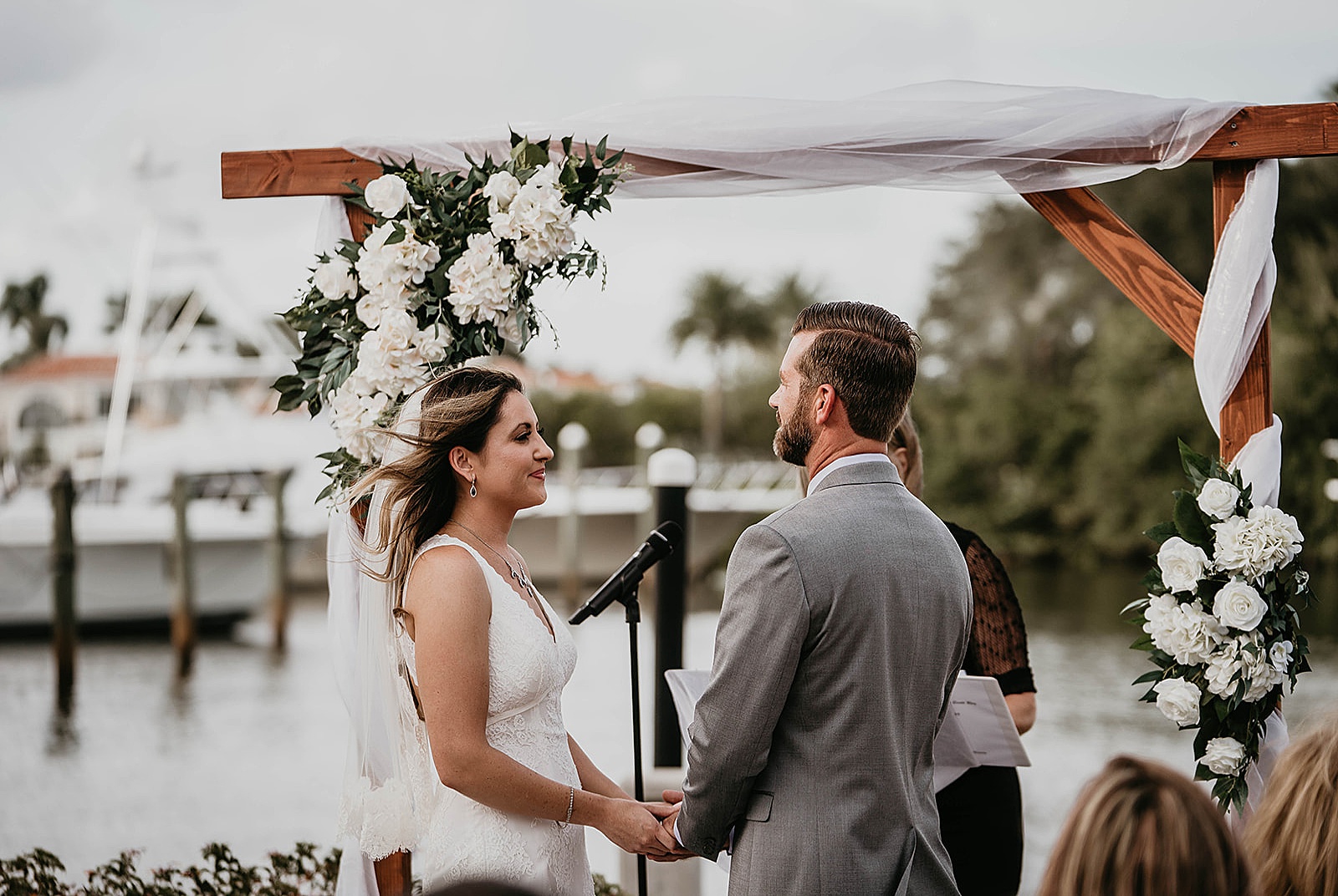 Waterfront Jupiter Florida Wedding Captured by South Florida Wedding Photographer, Krystal Capone Photography