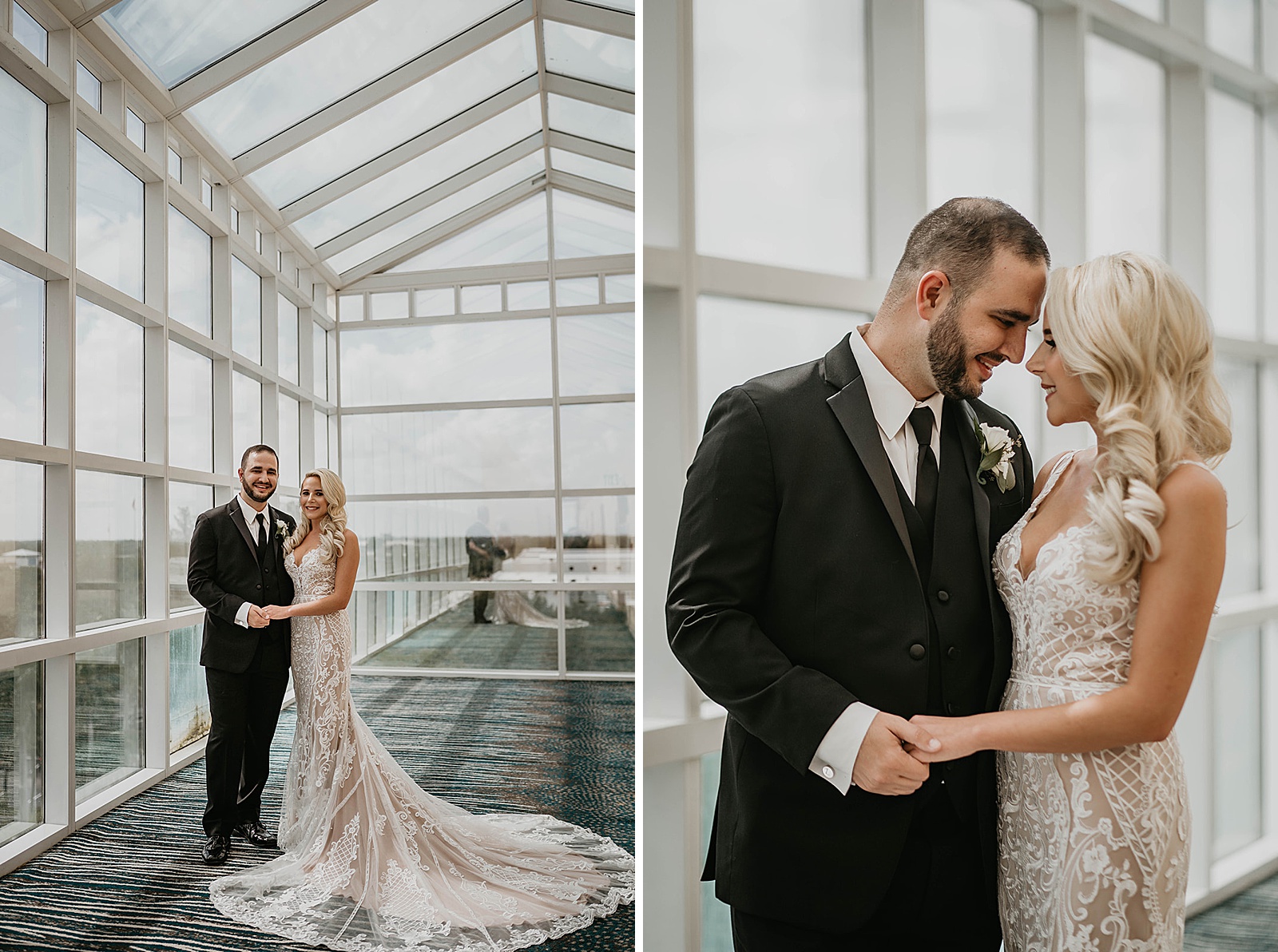 Doubletree by Hilton in Deerfield Wedding captured by South Florida Wedding Photographer, Krystal Capone Photography
