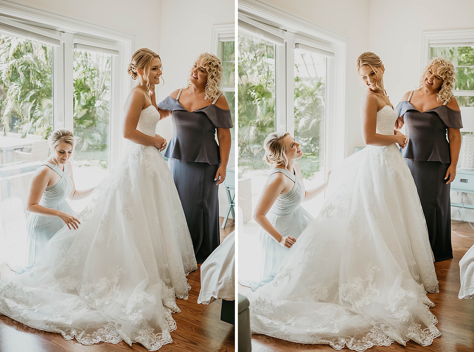Family Church Downtown Wedding captured by West Palm Beach Wedding Photographer, Krystal Capone Photography