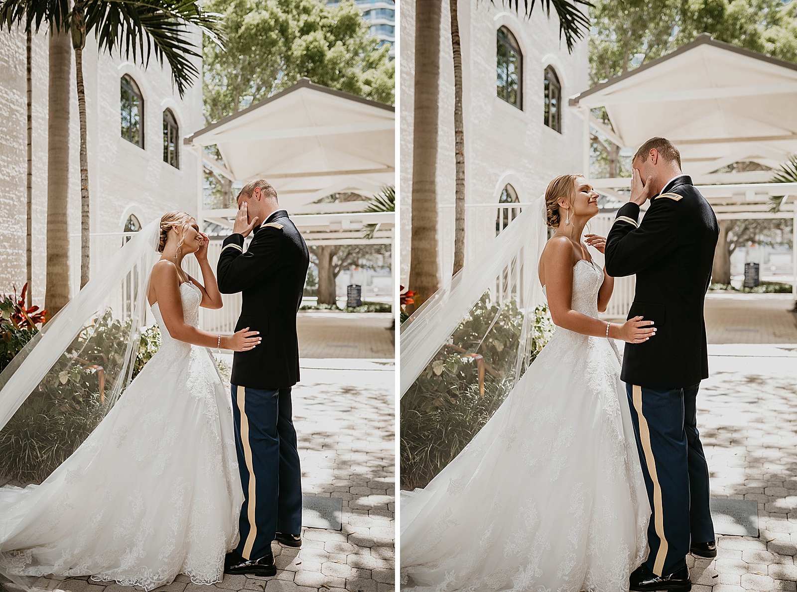Family Church Downtown Wedding captured by West Palm Beach Wedding Photographer, Krystal Capone Photography