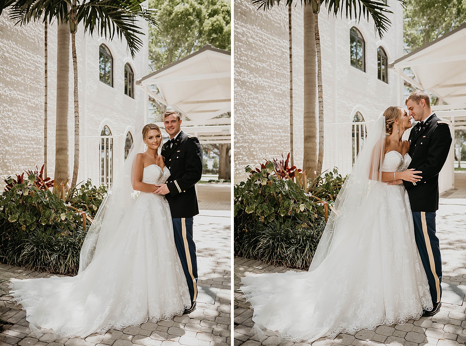 Family Church Downtown Wedding captured by West Palm Beach Wedding Photographer, Krystal Capone Photography