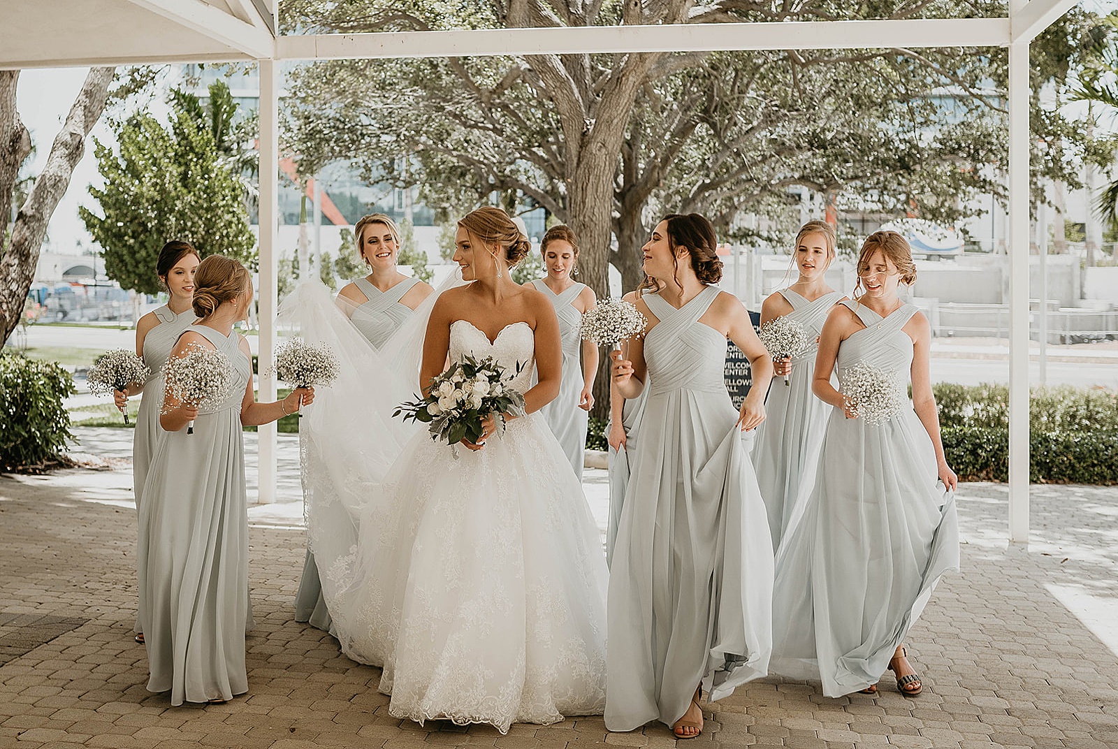 Family Church Downtown Wedding captured by West Palm Beach Wedding Photographer, Krystal Capone Photography