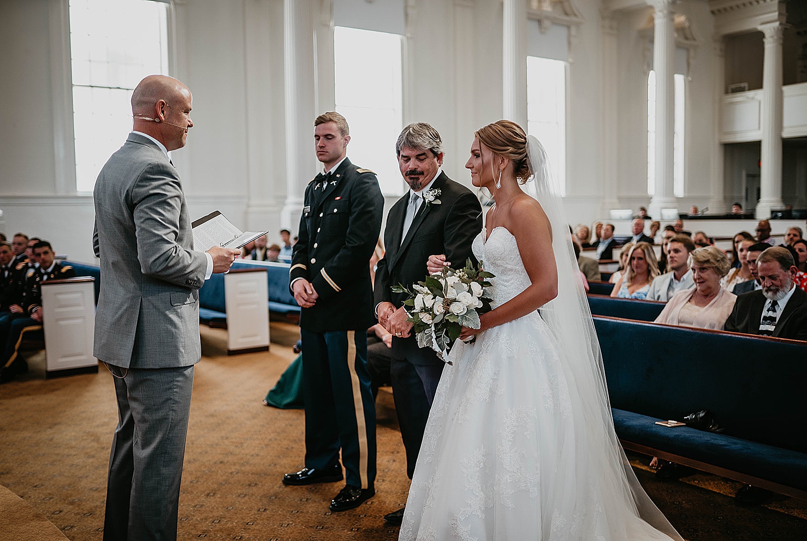 Family Church Downtown Wedding captured by West Palm Beach Wedding Photographer, Krystal Capone Photography