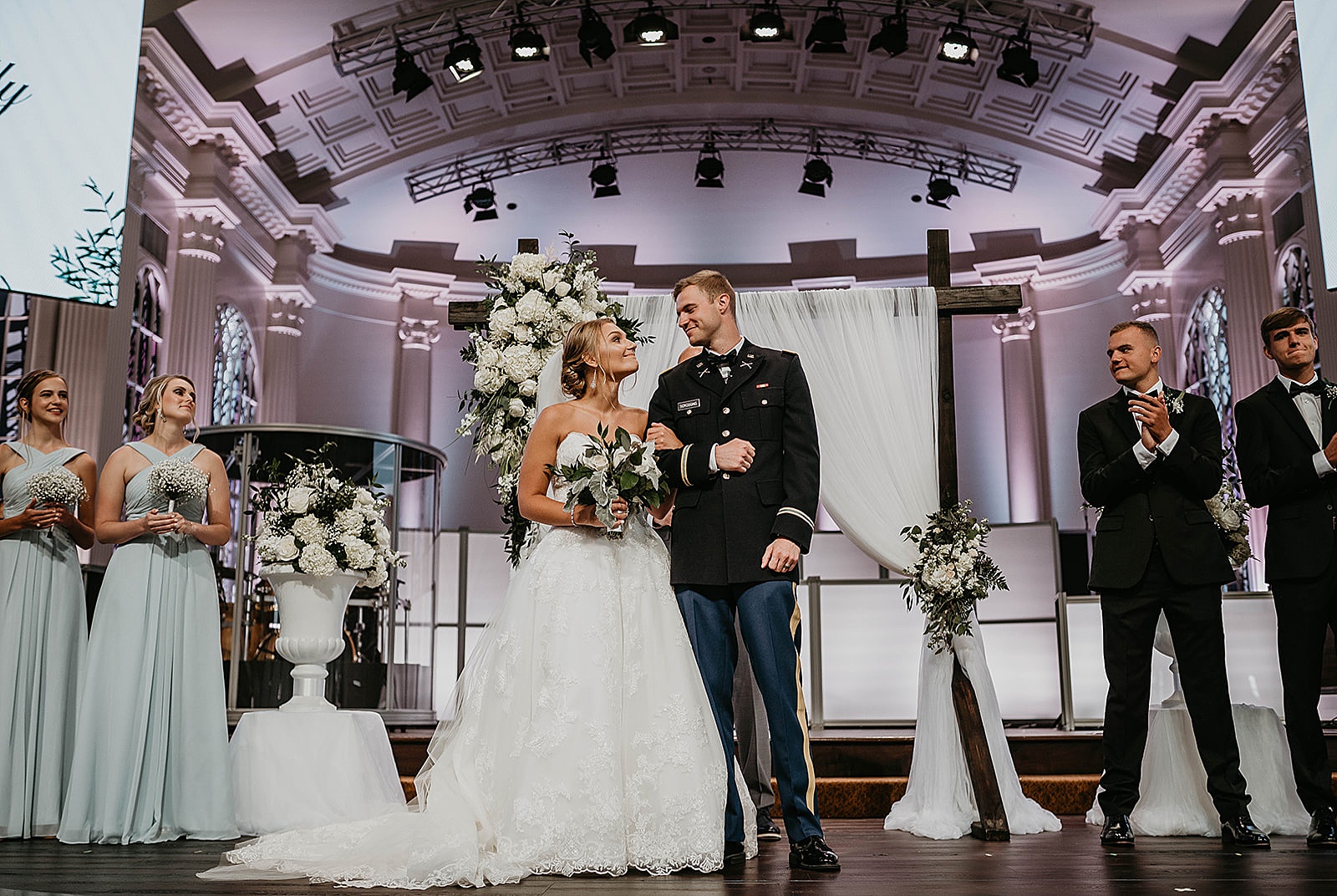 Family Church Downtown Wedding captured by West Palm Beach Wedding Photographer, Krystal Capone Photography