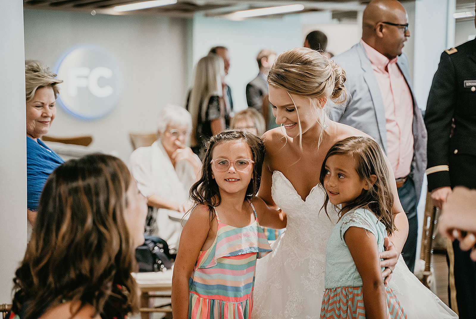 Family Church Downtown Wedding captured by West Palm Beach Wedding Photographer, Krystal Capone Photography