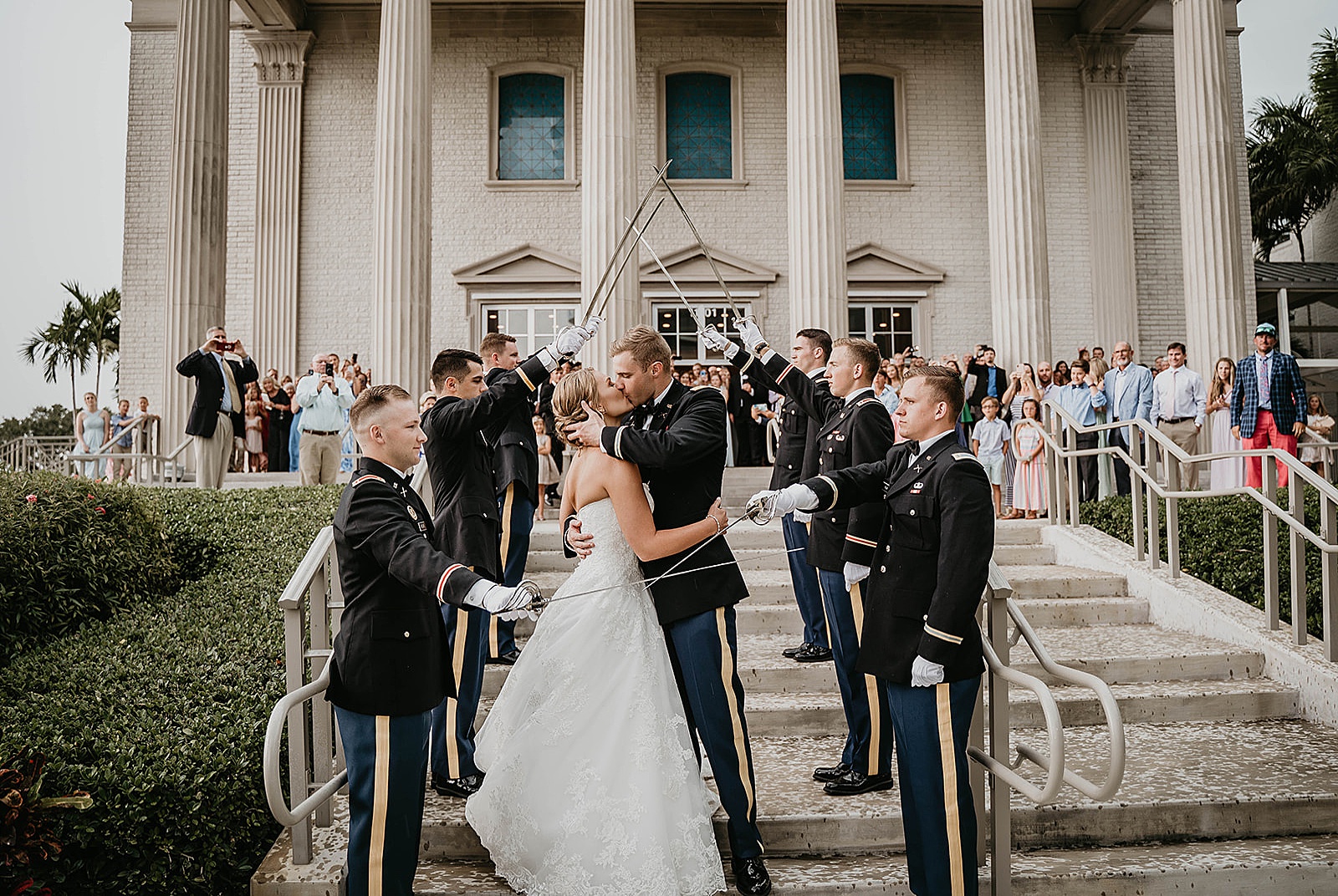 Family Church Downtown Wedding captured by West Palm Beach Wedding Photographer, Krystal Capone Photography