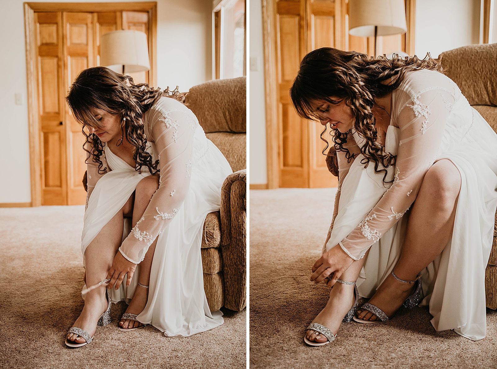 Rustic Colorado Elopement Bride Getting Ready by Krystal Capone Photography