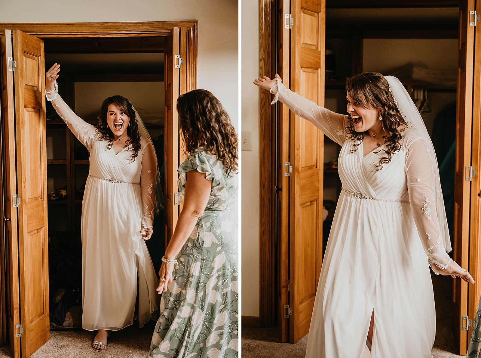 Rustic Colorado Elopement Bride Getting Ready by Krystal Capone Photography