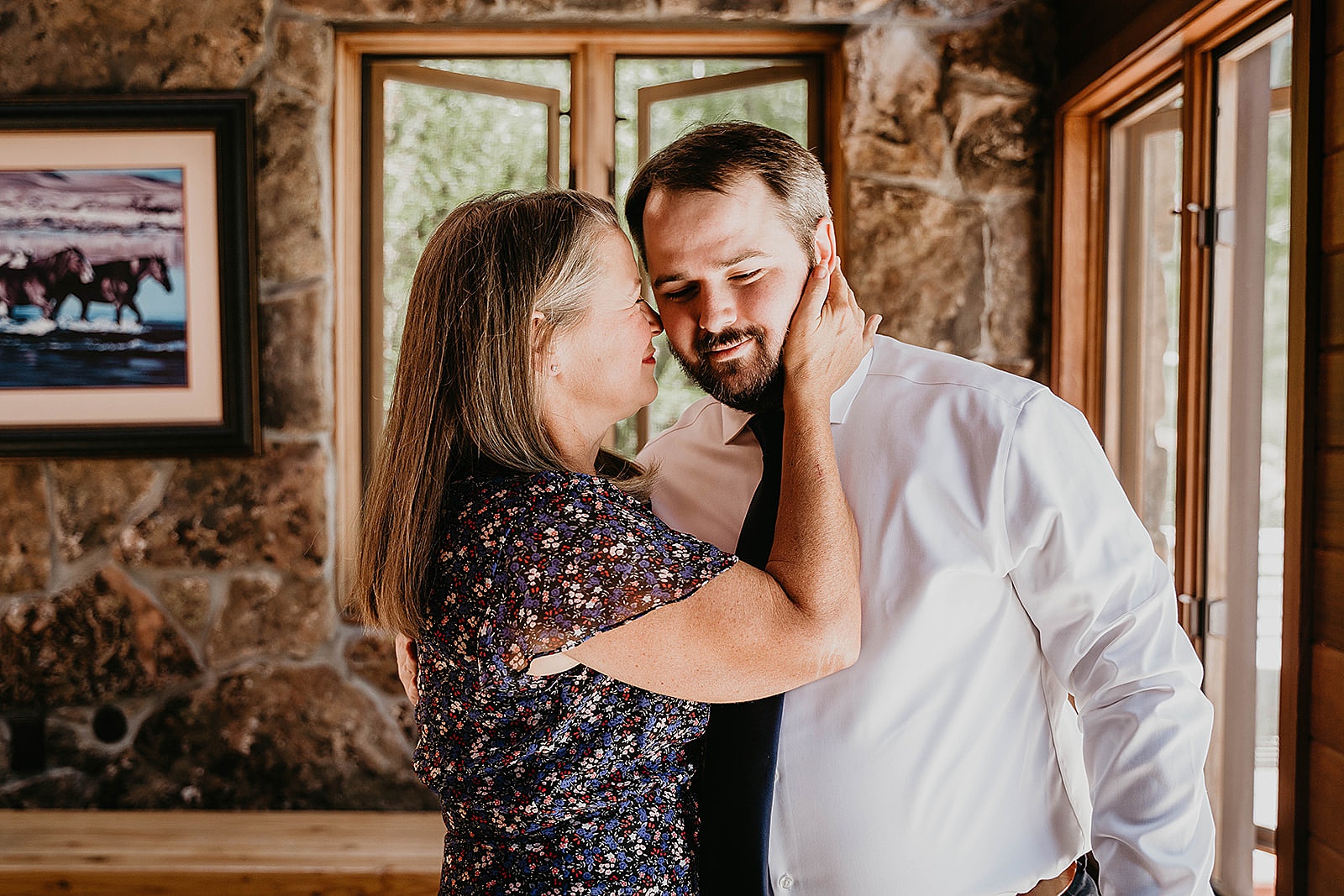 Rustic Colorado Elopement Groom Getting Ready by Krystal Capone Photography