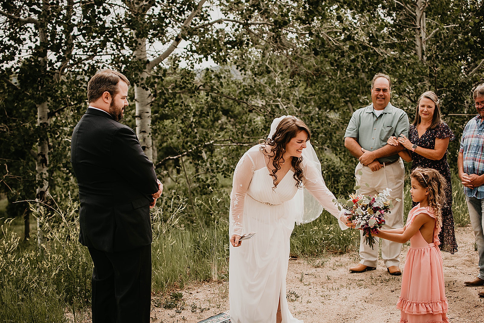 Rustic Colorado Elopement Ceremony by Krystal Capone Photography