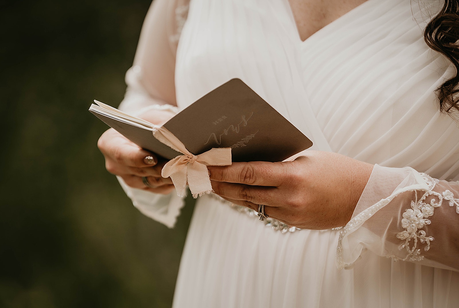 Rustic Colorado Elopement Ceremony by Krystal Capone Photography